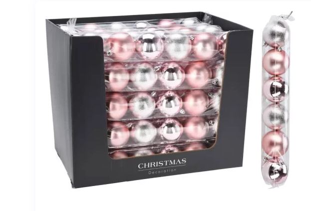 Image  of НГ ЛАМПИОНИ СЕТ 6Х70ММ РОЗЕВИ