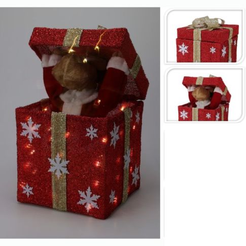Image  of НГ УКРАС ГИФТБОКС ЦРВЕН  ЛЕД