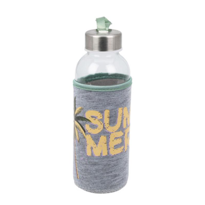 Image  of КОПМАН СТАКЛЕНО ШИШЕ ЗА  ВОДА СО НАВЛАКА