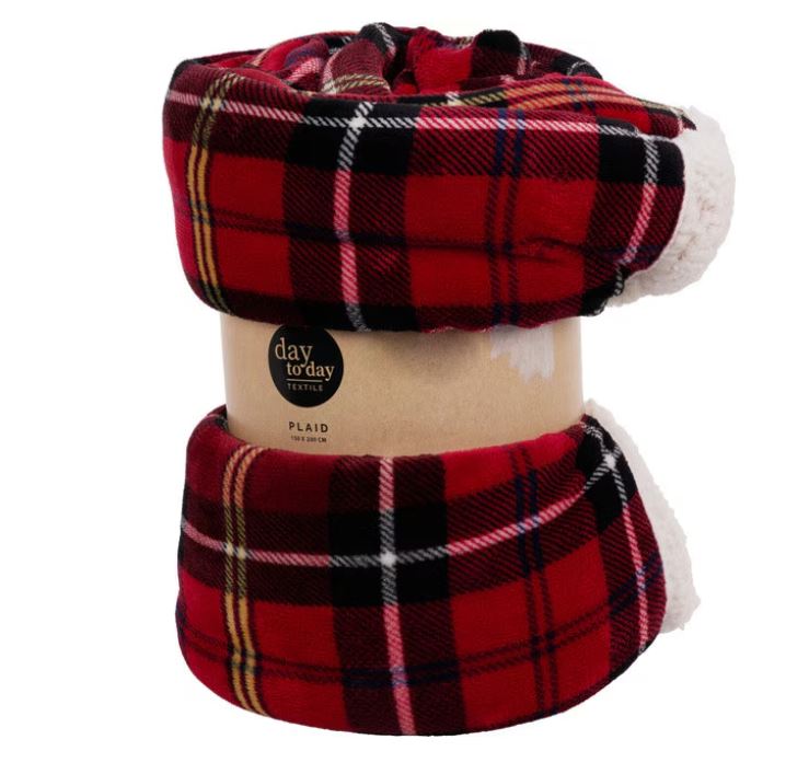 Image  of НГ ДЕКОРАТИВНО ЌЕБЕ  КАРИРАНО 200 Х 150 СМ