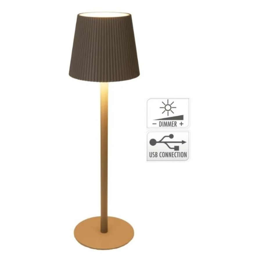 Image  of ДЕКОРАТИВНА ЛАМБА ТАУПЕ 10 Х 36 СМ