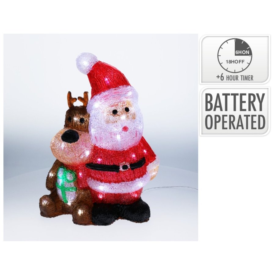 Image  of НГ УКРАС ДЕДО МРАЗ СО ИРВАСИ 39 СМ ЛЕД