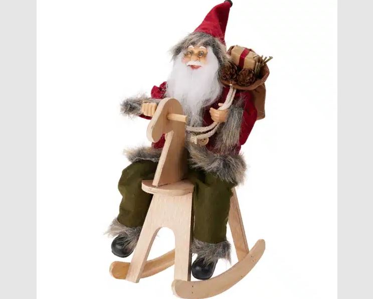 Image  of НГ ДЕДО МРАЗ НА КОЊ 35СМ