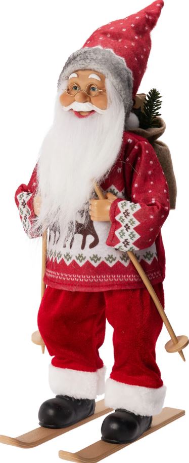 Image  of НГ ДЕДО МРАЗ НА СКИИ 45СМ