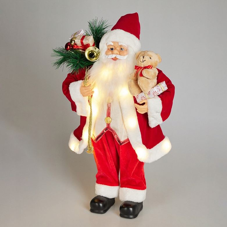 Image  of НГ ДЕДО МРАЗ 60 СМ  ЦРВЕН ЛЕД