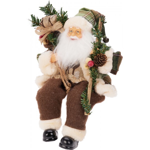 Image  of НГ ДЕДО МРАЗ КАФЕН  30 СМ СЕДЕЧКИ