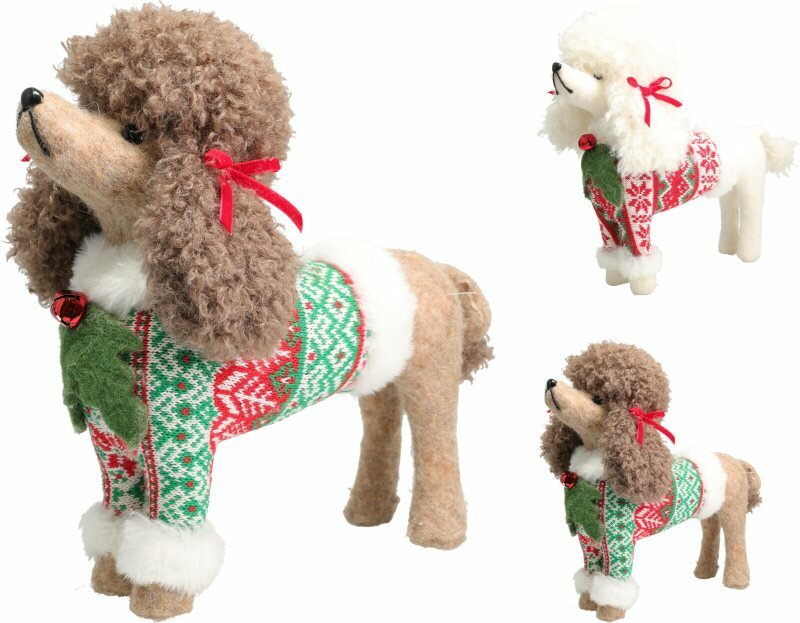 Image  of НГ КУЧЕ 31 СМ КАФЕНО-БЕЛО