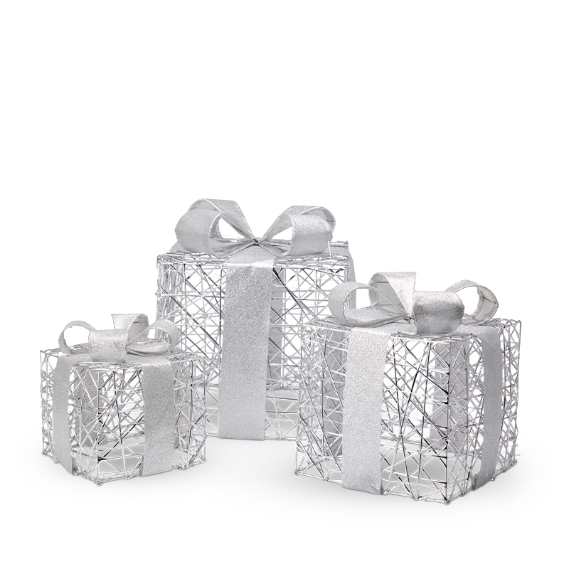 Image  of НГ СЕТ ПОДАРОК СО ЛЕД  СРЕБРЕН 3/1