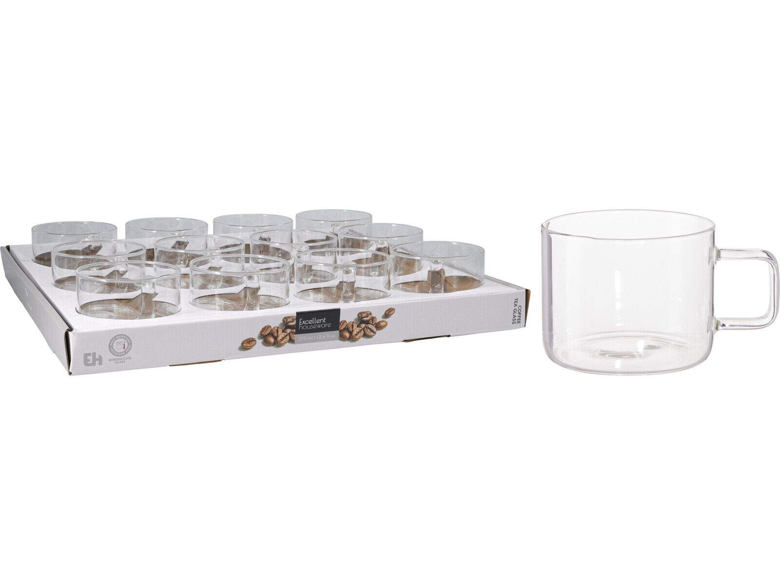 Image  of КОПМАН СТАКЛЕНА ШОЛЈА ЗА КАФЕ/ЧАЈ