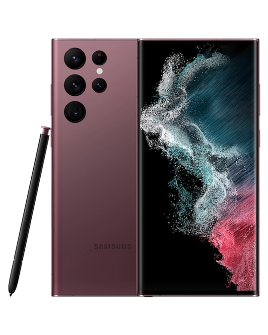 Image of Samsung Galaxy S22 Ultra 5G 256GB Burgundy - Одличен