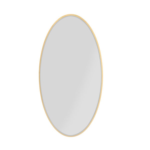Image  of Mirror Jetset Oval Gold