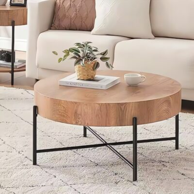 Image  of COFFEE TABLE Madera Ø80cm