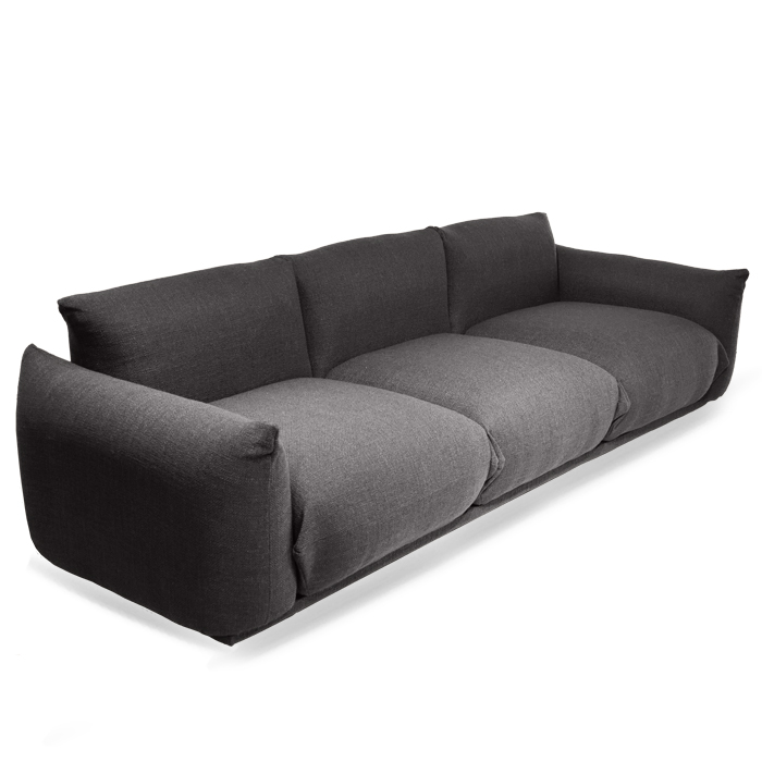 Image  of Sofa Marsilya Dark Gray 255cm