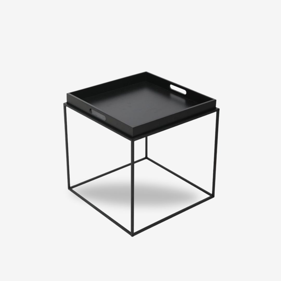 Image  of Side Table Butler Black 45x45x45cm