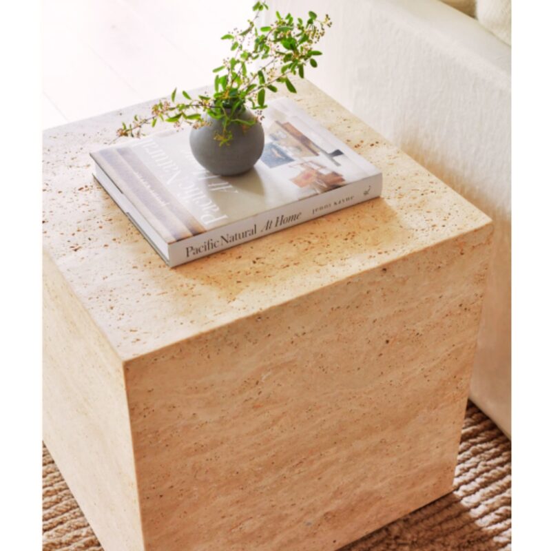 Image  of Side Table Lithos Square 55.5×55.5 cm