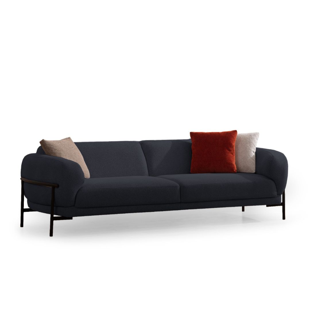 Image  of Sofa Palermo Anthracite 241cm