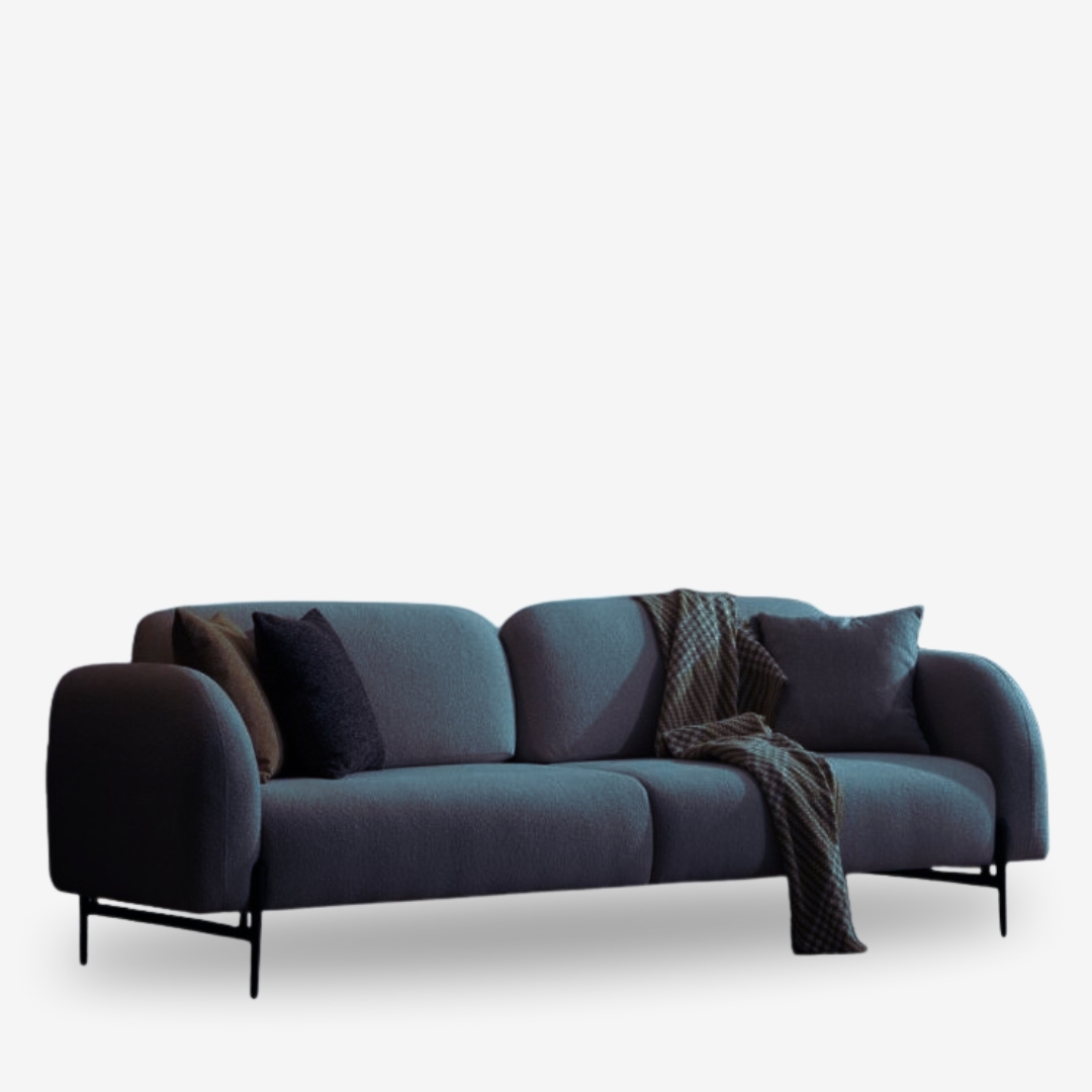 Image  of Sofa Valencia Blue 220cm