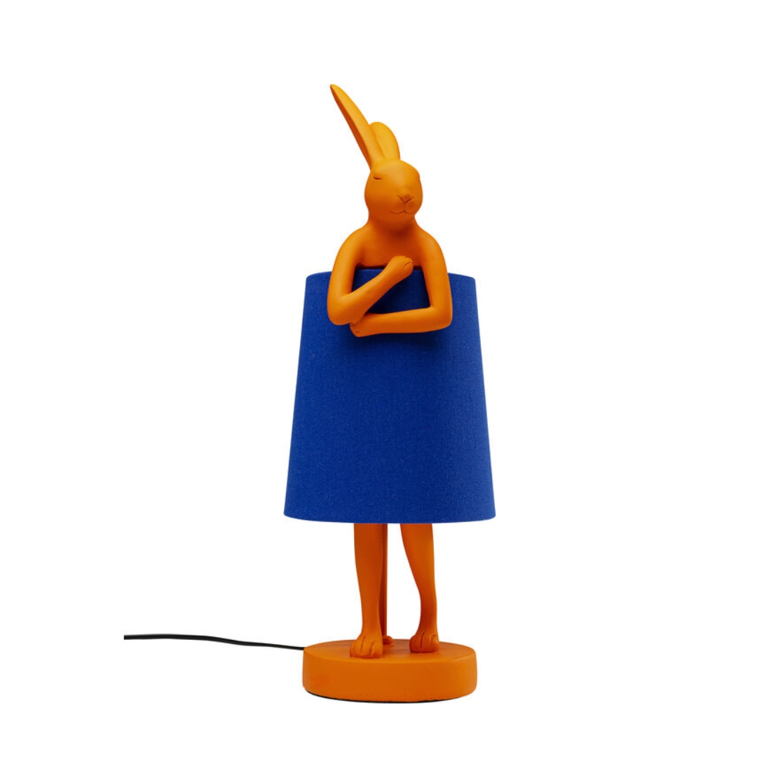 Image  of Столна ламба Animal Rabbit Orange/Blue 50см