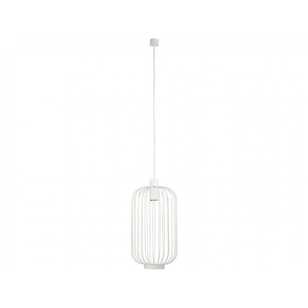 Image  of CAGE PENDANT WHITE 30 cm 60W 6843 NOWODVORSKI