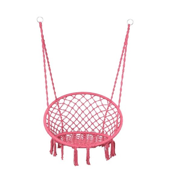 Image  of Hammock Armchair Pink Rope