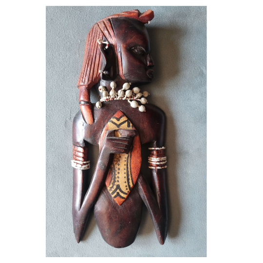 Image of African girl wall Decor