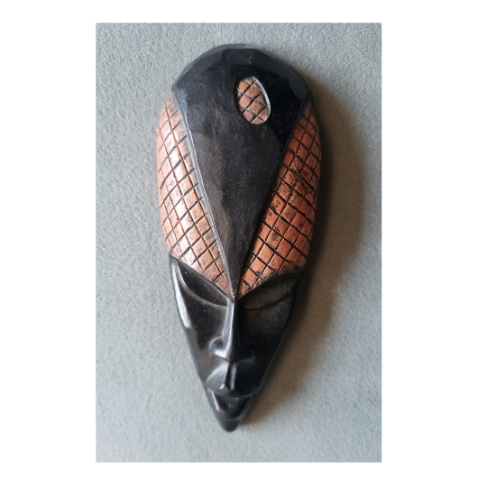 Image of African wall unique mask