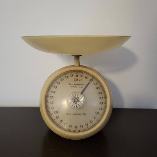 Image of Space Age Design Kitchen Scale Etalon Эталон Vintage Soviet Decor USSR Plastic