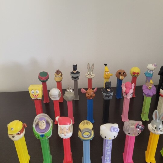Image of Collectible Pez Dispensers, set of 55 different dispensers