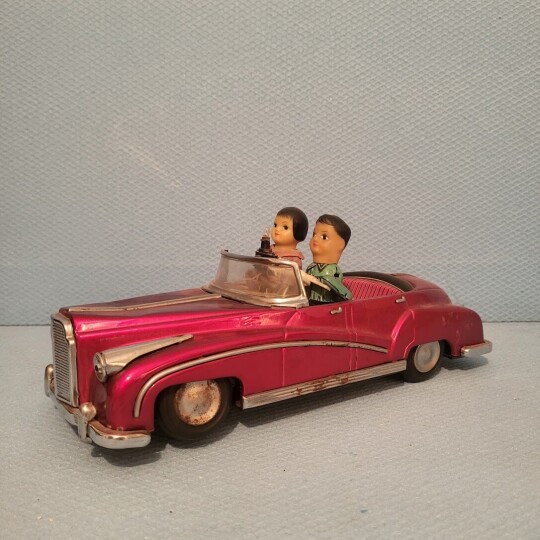 Image of Retro Tin car toy 1960's Red China