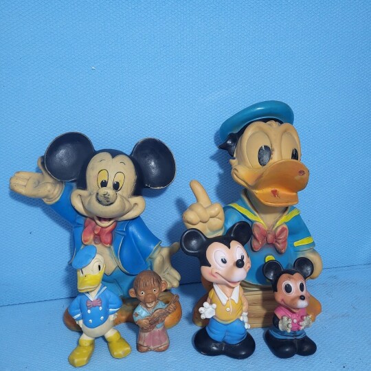 Image of Mickey Mouse rare rubber doll, Biserka Zagreb