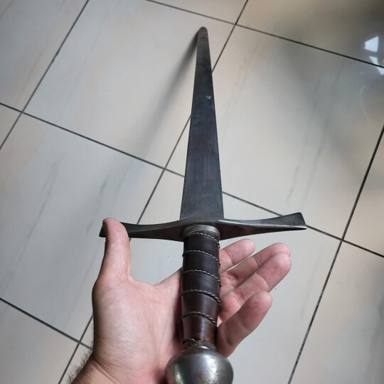 Image of Knight Battle Broad Sword, made in Kumrovec, birthplace of Tito
