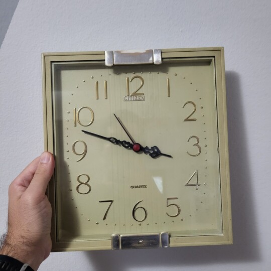 Image of Ситизен Јапонија винтиџ ѕиден часовник