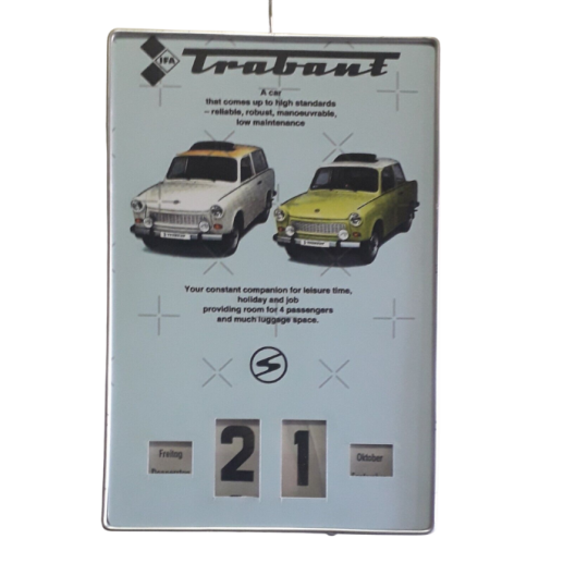 Image of Perpetual wall calendar, East Germany