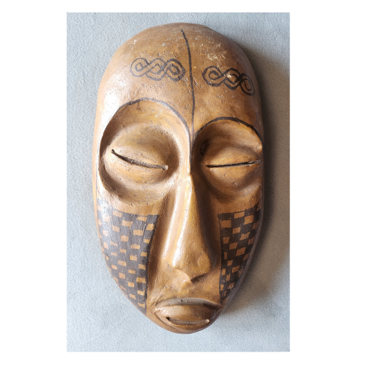 Image of African ceramic wall Mask
