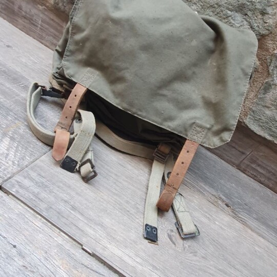Image of Yugoslavian army backpack