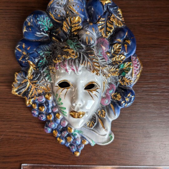 Image of Violet Venetian Baroque Mask