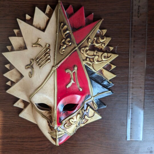 Image of Venetian Wall Hanging ceramic Mask