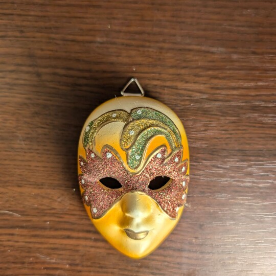 Image of Venetian Carnival Mask, Hand-painted rare Mask