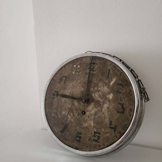 Image of Industrial vintage wall Clock