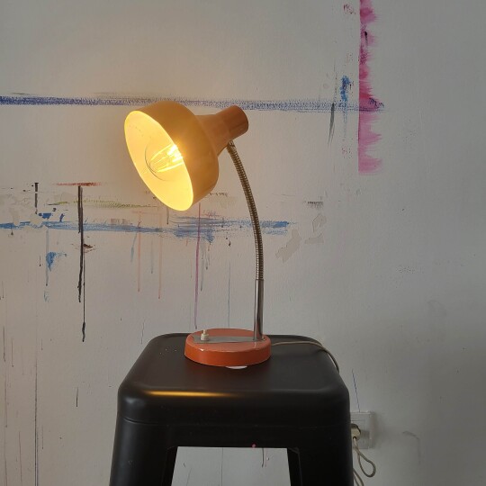 Image of Винтиџ ретро портокалова ламба