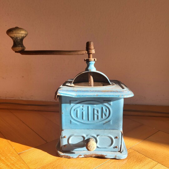 Image of Vintage Coffee Grinder Titan, Made in Germany