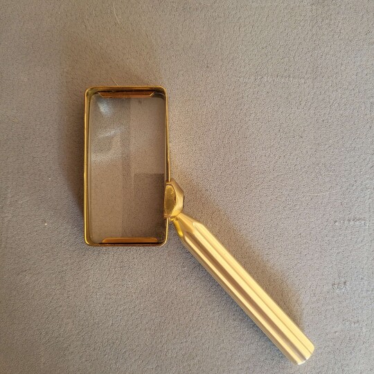 Image of Vintage Rectangular magnifying glass, Еschenbach Germany