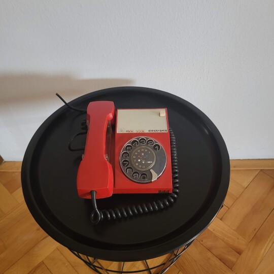 Image of Vintage 70s Yugoslavia ISKRA ETA31 Rotary Dial Telephone