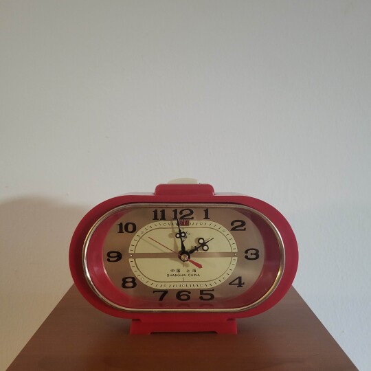 Image of Vintage rare mechanical alarm clock Shanghai