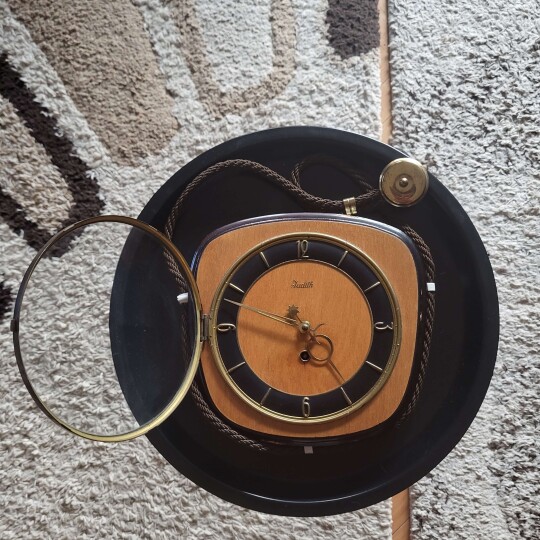 Image of Beautiful well working mechanical wall clock Judith Hettich, West Germany