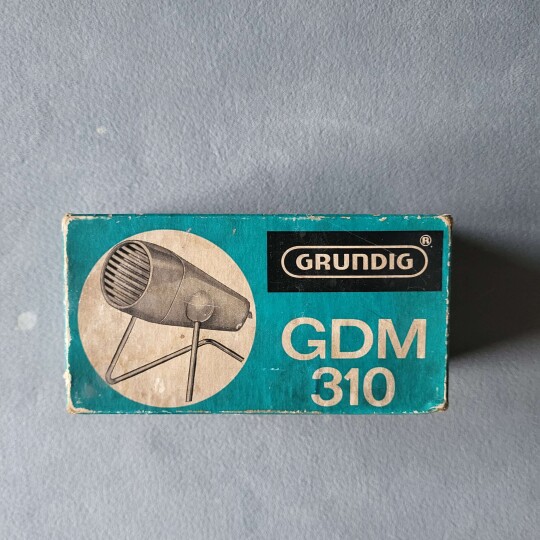 Image of Vintage Microphone Grundig GDM 310 , In Original Box