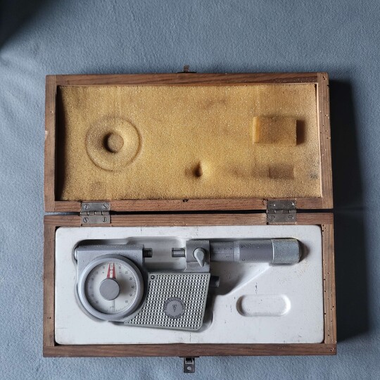 Image of Disc Snap Micrometer 0-25 mm Germany Feinmesszeugfabrik Suhl