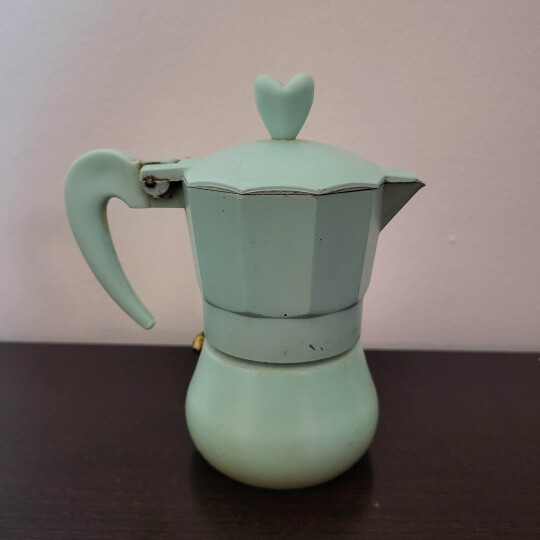 Image of Modern Italian retro Aluminum Moka Pot Stove