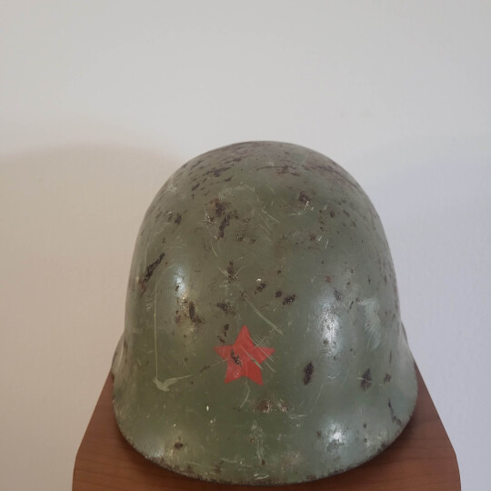 Image of Yugoslavia, Serbia - old rare steel helmet M-59 original