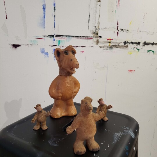 Image of Vintage set Of 4 ALF Toy Figures